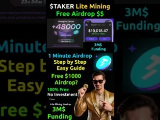 Taker Protocol Airdrop Guide. Free $1000 Potential $TAKER Lite Mining #shorts #airdrop #crypto