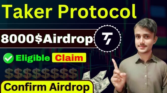 Taker Protocol Lite Mining Airdrop Guide | Taker Protocol Claim | Crypto Airdrop