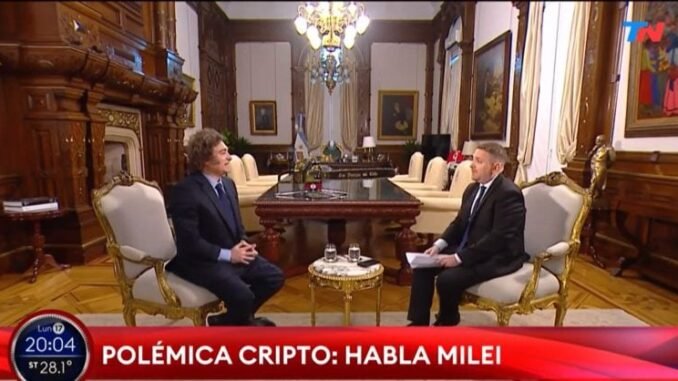 Argentina's president Javier Milei says he did not promote $LIBRA Argentina's president Javier Milei says he did not promote $LIBRA token, just shared it