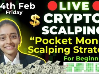 🔴CRYPTO Live trading 14th FEB Scalping Strategy for beginners #crypto #livetrading bitcoin #bitcoin