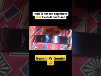 India Is Not For Beginners l AI Confused 😵 l GEMINI Vs GEMINI TALK I #trending #trendingshorts