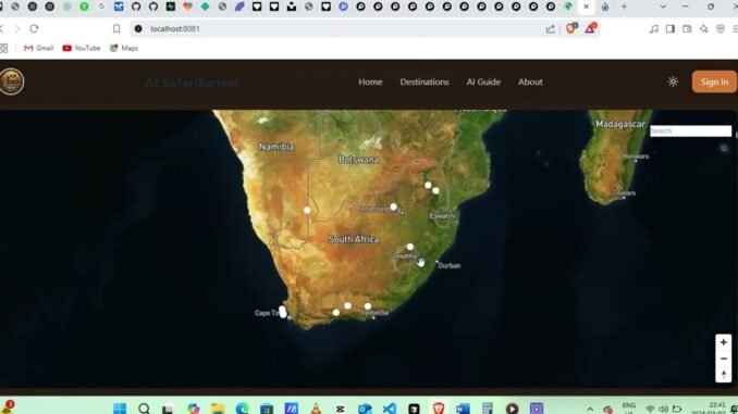 How I developed AI Guide for SA tourism🌍✈️🦒using AI