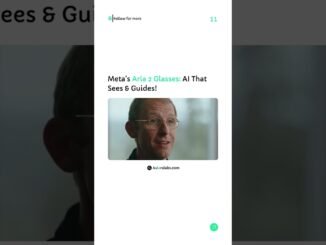 Meta’s Aria 2 Glasses: AI That Sees & Guides!