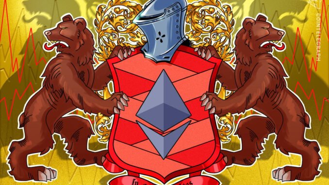 Yuga exec warns about ‘true bear market’ Ether price as Yuga exec warns about ‘true bear market’ Ether price as whales scramble