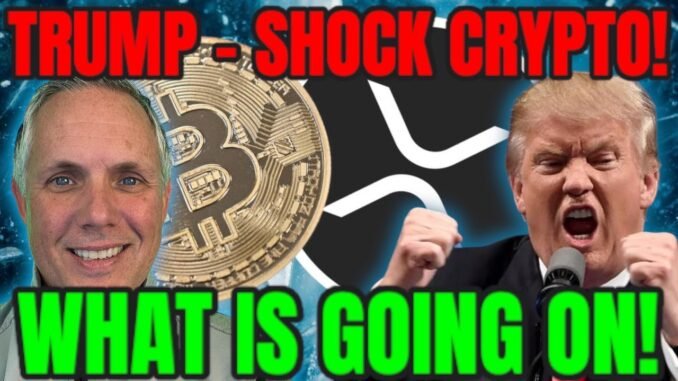 BREAKING CRYPTO NEWS! TRUMP ABOUT TO SHOCK ALL CRYPTO HOLDERS! BITCOIN! XRP!