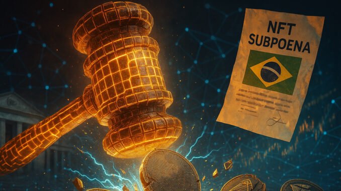Brazilian judge allows NFT subpoenas to Bitcoin wallets in high-profile Brazilian judge allows NFT subpoenas to Bitcoin wallets in high-profile fraud case