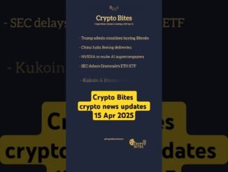 Crypto Bites #cryptocurrency #news #updates #today #bitcoin #trading #crypto #cryptonews 15 Apr 25