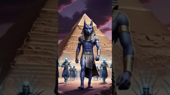 Guide to the afterlife #ai #guide #egypt #anubis #mythology #pyramid #shorts