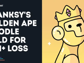 Pranksy's Golden Ape Doodle Sold For $1M+ Loss