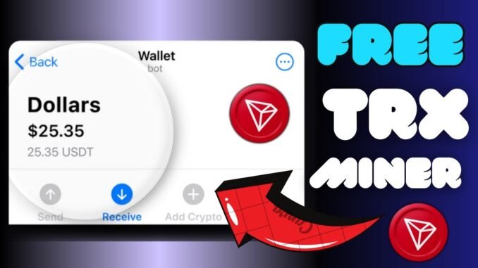 TRX Mining 2025 | NEW TRON MINING SITE | Crypto Cloud Mining News Today
