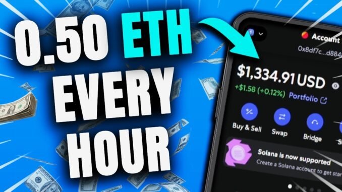 Crypto Hack? How To Earn Crypto As A Beginner? Up to 50,000$ a month!  Step-by-Step ETH App Review