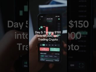 Day 5: Turning $150 into $1,000,000 Trading Crypto 📈 #shorts