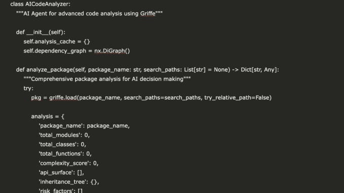A Coding Guide to Build an AI Code-Analysis Agent with A Coding Guide to Build an AI Code-Analysis Agent with Griffe