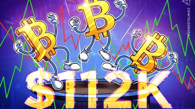 Bitcoin Hits New $112K High As Bears See $200M Liquidation Bitcoin Hits New $112K High As Bears See $200M Liquidation
