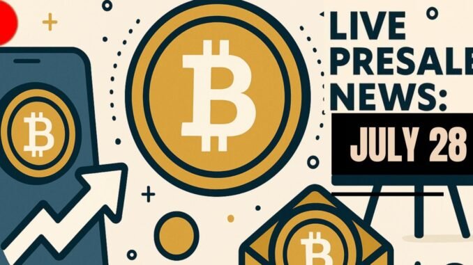 Bitcoin to Continue Bull Run for 14 Months Despite Tariff Crypto Presales Live News Today: Latest Opportunities & Updates (July 28)