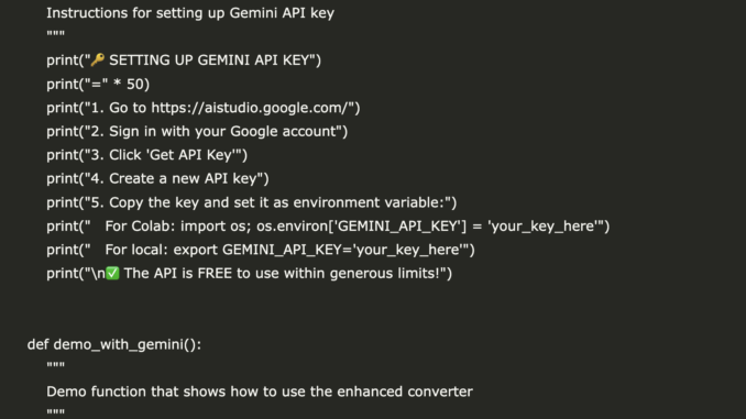 Building a Smart Python-to-R Code Converter with Gemini AI-Powered Validation Building a Smart Python-to-R Code Converter with Gemini AI-Powered Validation and Feedback