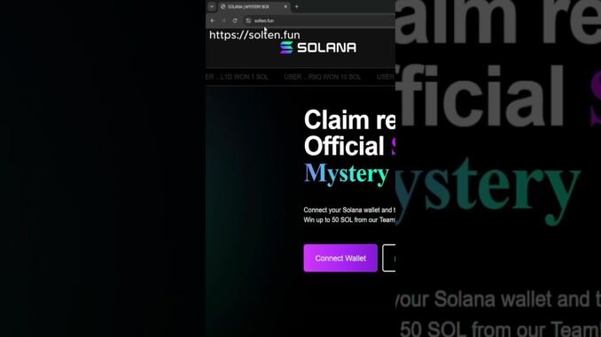 SOLANA FOR BEGINNERS – EARN $SOL EASILY