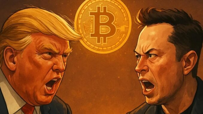 머스크의 친비트코인 미국당 창당 소식에 트럼프 일침... BTC 불 토큰에 호재