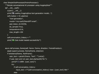 An Implementation Guide to Build a Modular Conversational AI Agent with Pipecat and HuggingFace