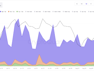Bitcoin price and Spent Output Age Bands