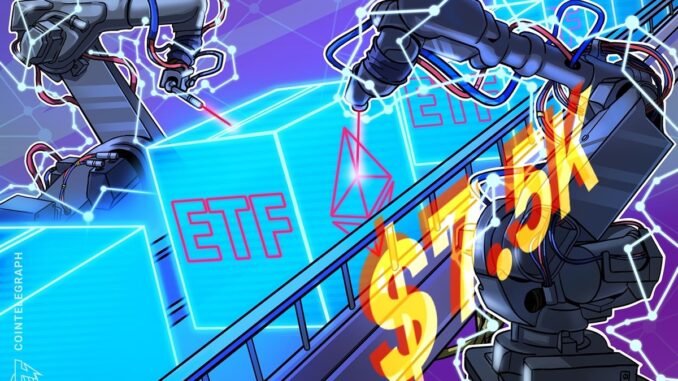 Standard Chartered Lifts 2025 ETH Target to $7.5K on Stablecoin,