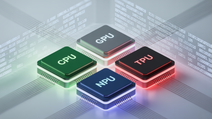 The Ultimate Guide to CPUs, GPUs, NPUs, and TPUs for AI/ML: Performance, Use Cases, and Key Differences