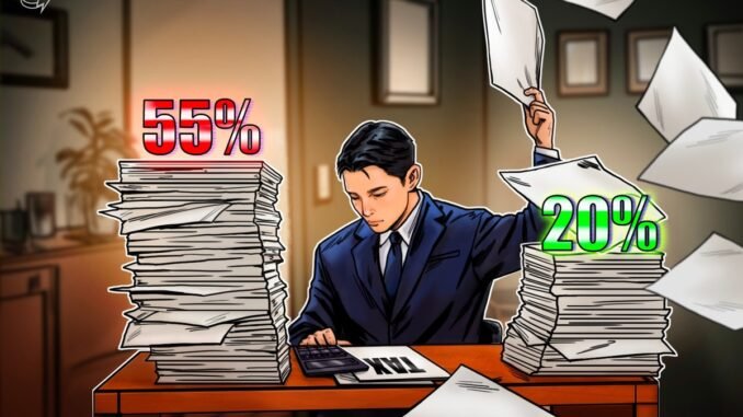 Japan Plans Major Crypto Tax Cut — From 55% Down Japan Plans Major Crypto Tax Cut — From 55% Down to 20% in 2025