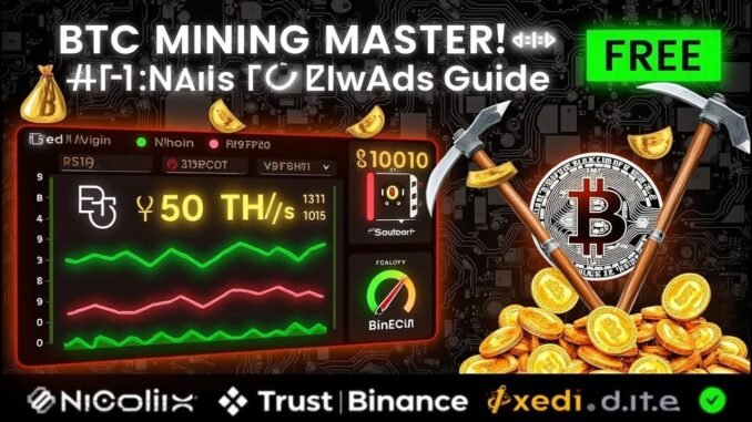 BTC Mining Master 2025: Free Software Guide | NiceHash, Trust Wallet, Binance | Elite Mining Method