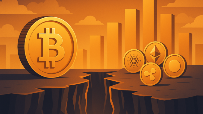 Bitcoin’s institutional surge widens trillion-dollar gap with altcoins Bitcoin’s institutional surge widens trillion-dollar gap with altcoins