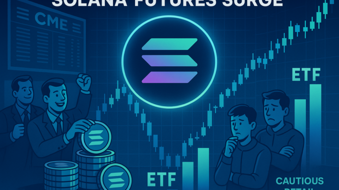 Solana futures surge as institutions drive open interest to record Solana futures surge as institutions drive open interest to record highs