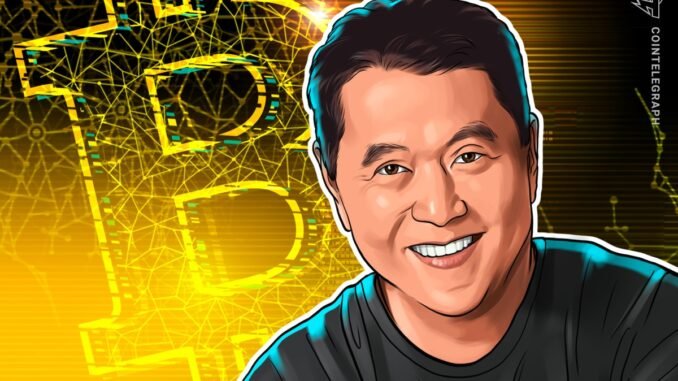 Kiyosaki Says Cash Crunch Driving Crash, Stays Bullish on BTC, Gold