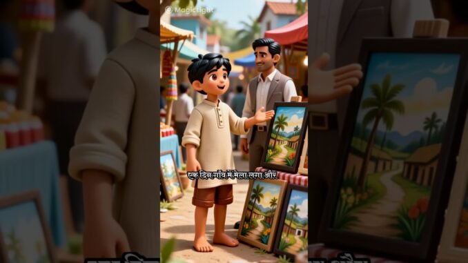 गरीब लड़के की कला #ai #shorts #news