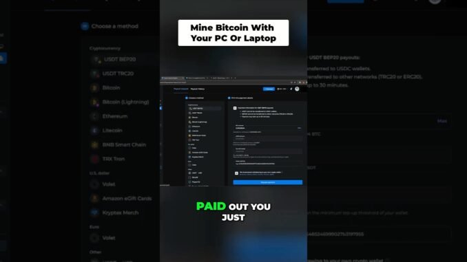 Easiest Bitcoin Mining Method for Beginners | Part 3 #bitcoin #tutorial