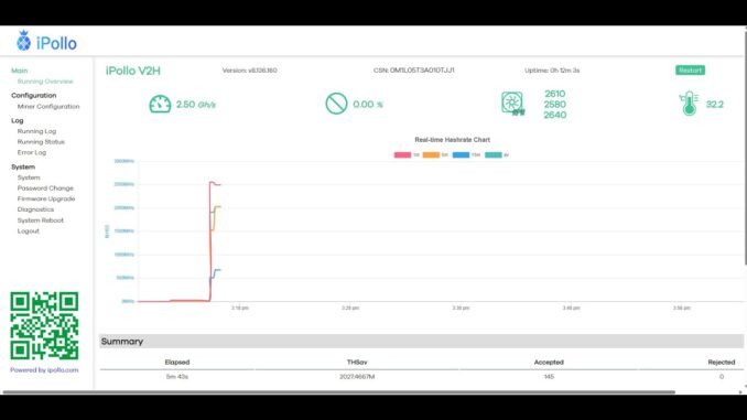 IPollo V2H 38000M Initial Setup Guide | Complete Beginner Walkthrough. #cryptocurrency #mining #etc