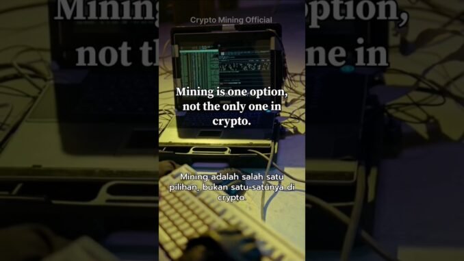 Mining is not for everyone.Learn crypto the realistic way. #short