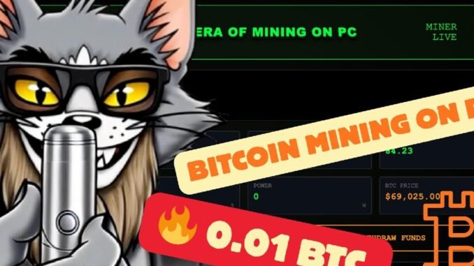 🔥 0.01 BTC on My PC ($709) | Bitcoin Mining Software 2026