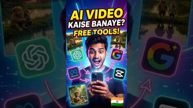 AI Se Viral Video Kaise Banaye? Complete Beginner Tutorial 🔥 ChatGPT #Gemini #Meta AI #horrorstories