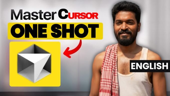 Cursor Tutorial for Beginners (AI Code Editor) | ONE SHOT