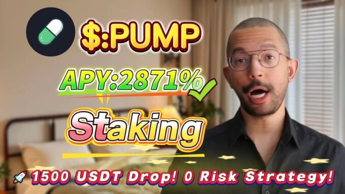 🧠 Solana staking for beginners — real PUMP mining with stable 2870.83% APY returns!