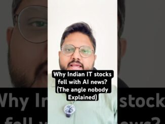 Why Indian IT stocks fell with latest AI news? #anthropicai #itjobsindia #itstock #dataanalytics#it