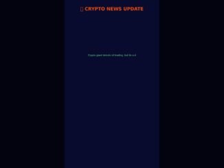 Crypto News March 25 2026 #Shorts #crypto #bitcoin