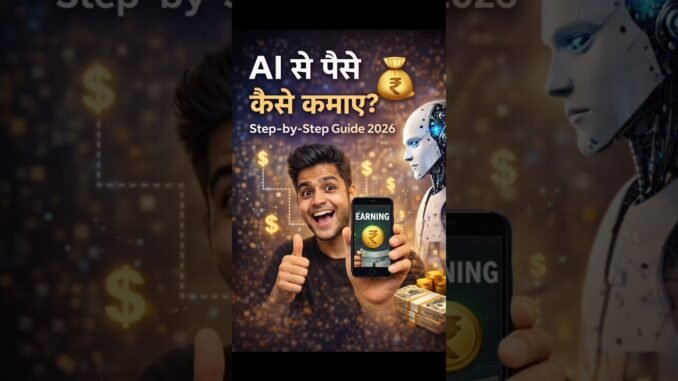 🔥 AI से पैसे कैसे कमाए? 💰 Step-by-Step Guide 2026 #chatgpt #technology