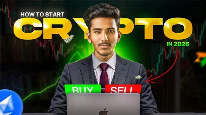 Complete crypto guide for beginners starting in 2026