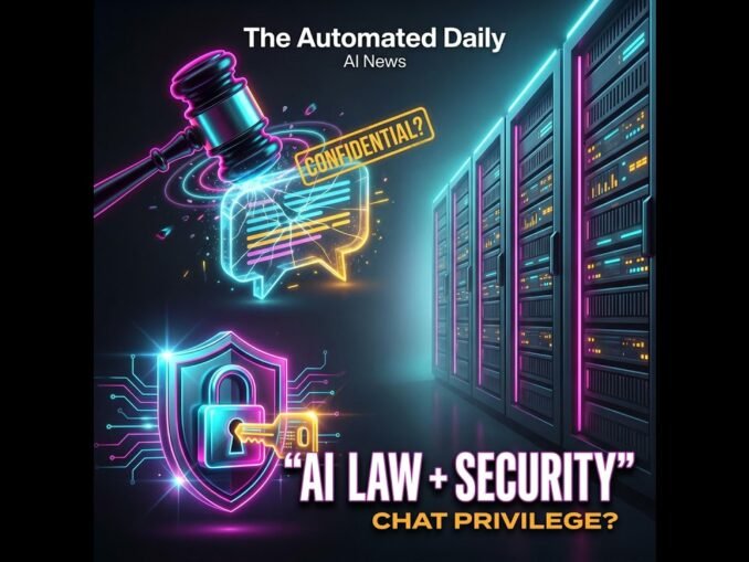Courts challenge chatbot confidentiality & Anthropic turbulence: models and uptime - AI News (Apr...