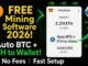 FREE Crypto Wallet Mining Software | Tutorial | BTC / ETH Mining PC / 2026 | Tutorial