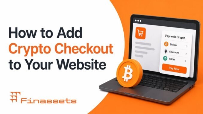 How to Add Crypto Checkout to Payment Page | Finassets Guide