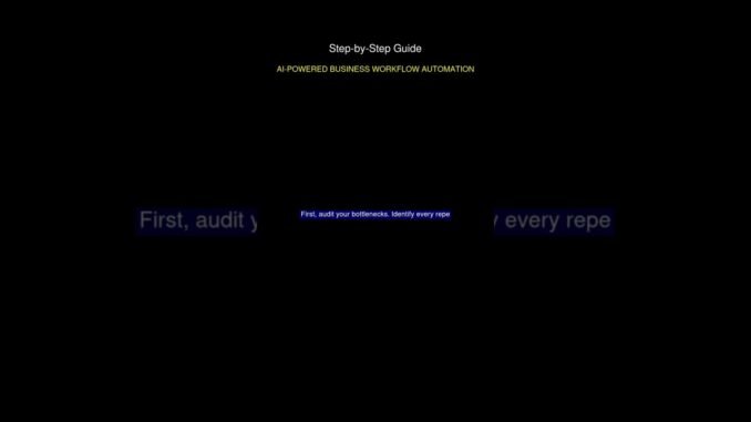 Master AI Business Workflow Automation: Step-by-Step Guide