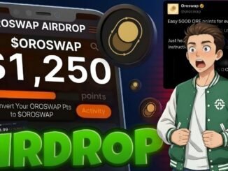 New Crypto Airdrop 2026 | Oroswap Points Airdrop Guide | Claim Free $ORE Coin Airdrop |Free Crypto 🪂