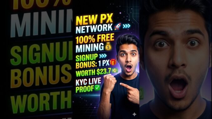 PX Network Mining App | KYC Live Update | Total Supply 80M | Full Mining Guide 2026