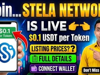 Full  Guide on STELA NETWORK  Airdrop /  listing Price 👉 $ 0.1 per Token ... Don't miss out